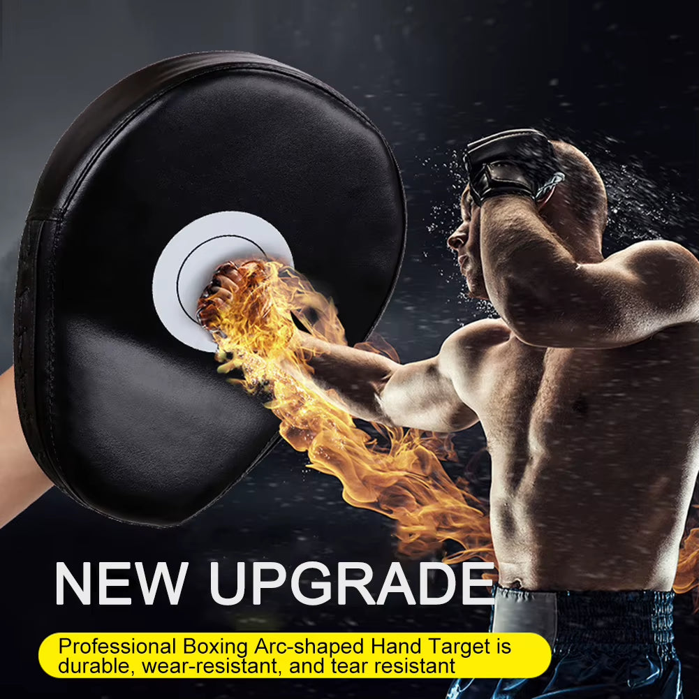 1/2Pcs Kick Boxing Gloves Pad Punch Target Bag Men PU Karate Muay Thai Free Fight Sanda Training Adults Kids Equipment Accessory