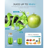 Cold Press Juicer Machines with 5.6Inch Wide Feed Chute for Whole Vegetables and Fruits Slow Masticating Juicer Ensuring 99.6 H