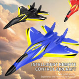 Dwi RC Foam Aircraft Plane 2.4G Radio Control Glider Remote Control Fighter Cool Lighting Plane Glider Airplane Foam Boy Toy Gif