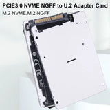 M.2 SSD to U.2 Adapter Card M.2 Nvme Sata-Bus NGFF SSD to Pci-E U.2 Adapter PC-E3.0X4 Pcie M.2 Adapter Converter with Case