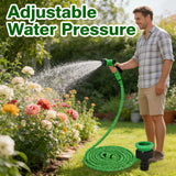 Retractable Magic Hose with High-Pressure Water Gun for Car Washing Garden Watering Multi-Function Cleaning Sprayer for Outdoor