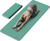 Foldable Yoga Mat Extra Thick & Large (74" X 31.5" X 0.32"), Double-Sided Non Slip & Lightweight Fitness Mat