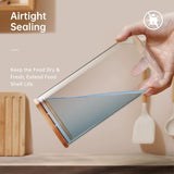Multi-Size Glass Jars with Bamboo Lids - Airtight Storage Containers for Kitchen Essentials