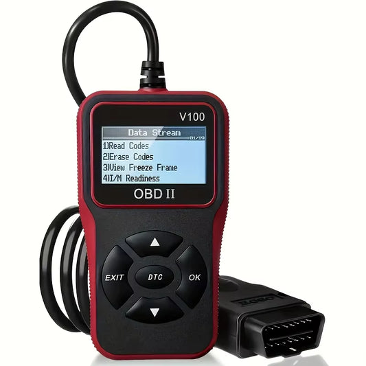 OBD2 Scanner Code Reader with 2.4" LCD Display - Professional Engine Diagnostic Tool