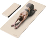 Foldable Yoga Mat Extra Thick & Large (74" X 31.5" X 0.32"), Double-Sided Non Slip & Lightweight Fitness Mat