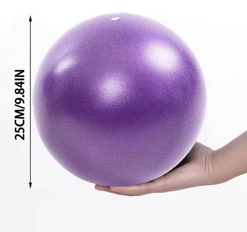 25Cm Yoga Ball Exercise Gymnastic Fitness Pilates Ball Balance Exercise Gym Fitness Yoga Ball Indoor Training Yoga Ball Core