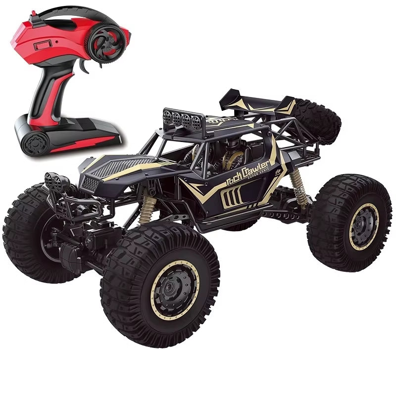 24/28Cm Remote-Controlled Off-Road Vehicle Toy Car Rechargeable Four-Wheel Drive Alloy Climbing Car Children'S Race Xmas Gifts