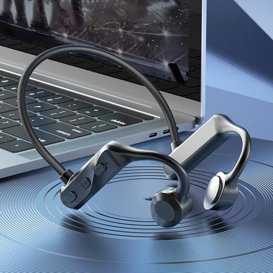 Wireless Headphones Handfree Bone Conduction Headphones Bluetooth-Compatible Comfortable to Wear for Outdoor Sports