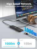 TC96 USB Hub USB 3.1 Dock Station USBC to Dual HDMI 4K 10Gpbs Type-C 100W Gigabit Ethernet Adapter VGA USBC 3.1 for Mac