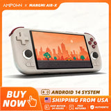 AIR X Handheld Game Console Qualcomm Snapdragon 662 5.5'' Touchscreen Android 14 Active Cooling Fan 15W Fast Charging RGB