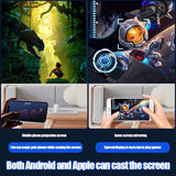 Portable LED Projector 4K Home Theater Beamer Smartphone Screen Mirroring Dual Wifi 5G Bluetooth HD 1080P Video Mini Proyector