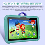 2025 New 7-Inch 5G Wi-Fi Tablet for Kids - Quad-Core, 4GB RAM, 64GB ROM, Google Education Version with Dual Cameras