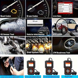 OBD2 Diagnostic Scanner and Voltage Tester for Automotive Engine Fault Codes - Model CY3001