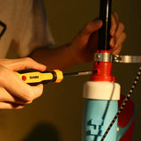 158-Piece General Household and Auto Repair Tool Set with Plastic Storage Toolbox