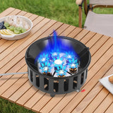 Camping Stove Outdoor Burner Portable Stove with 3 Adapters Gas Stove Matching Storage Bag for Frying Steaming Boiling Picnic