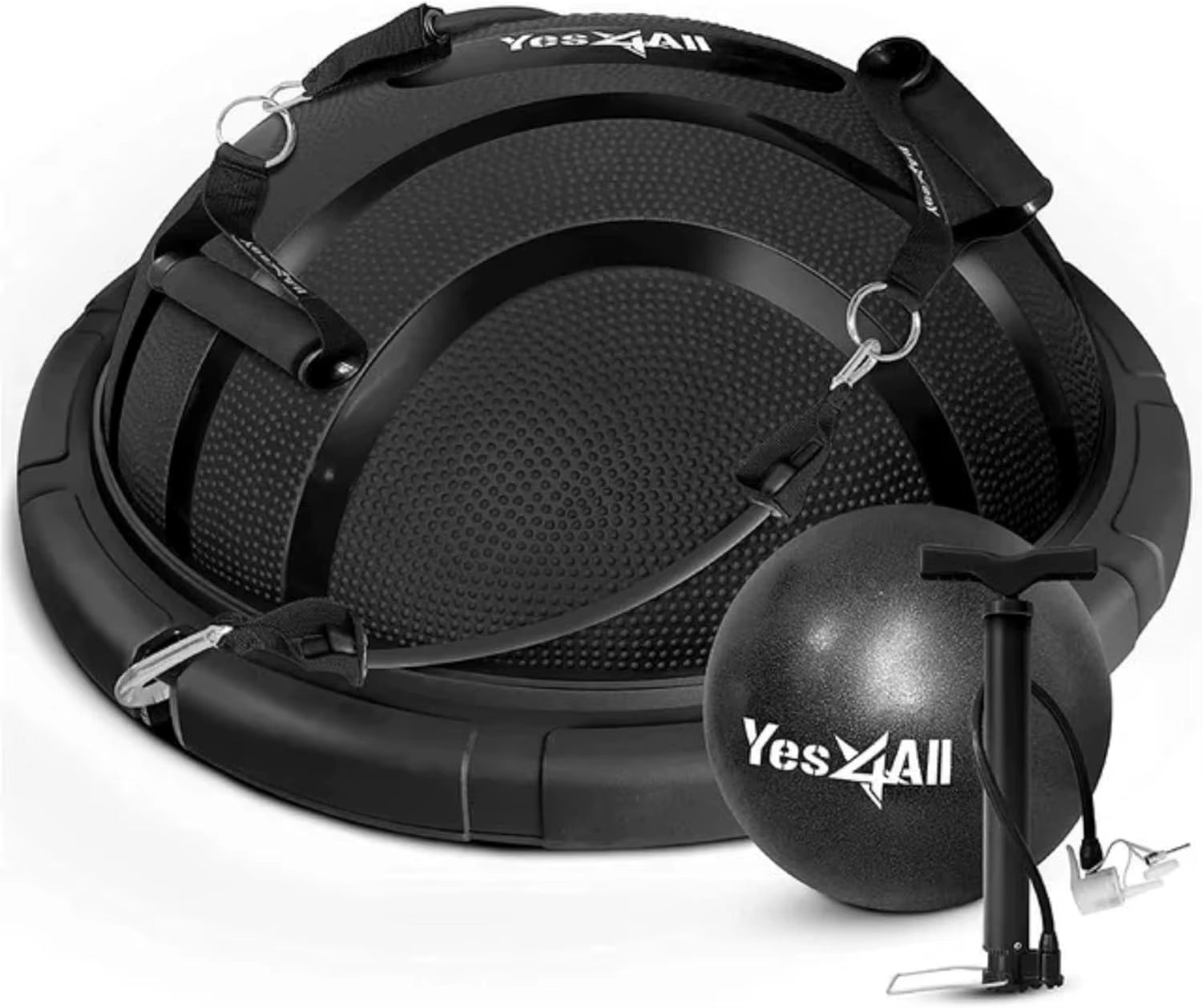 Yes4All 880LBS Half Ball Balance Trainer, Pilates Balance & Stability Ball for Exercises, Home Gym