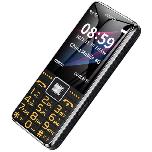 GSM 2G Bar Phone G600 Dual SIM with 6800mAh Battery, SOS Function, Large Keypad, 2.4-Inch Display, Ideal for Seniors, MP3 Recorder