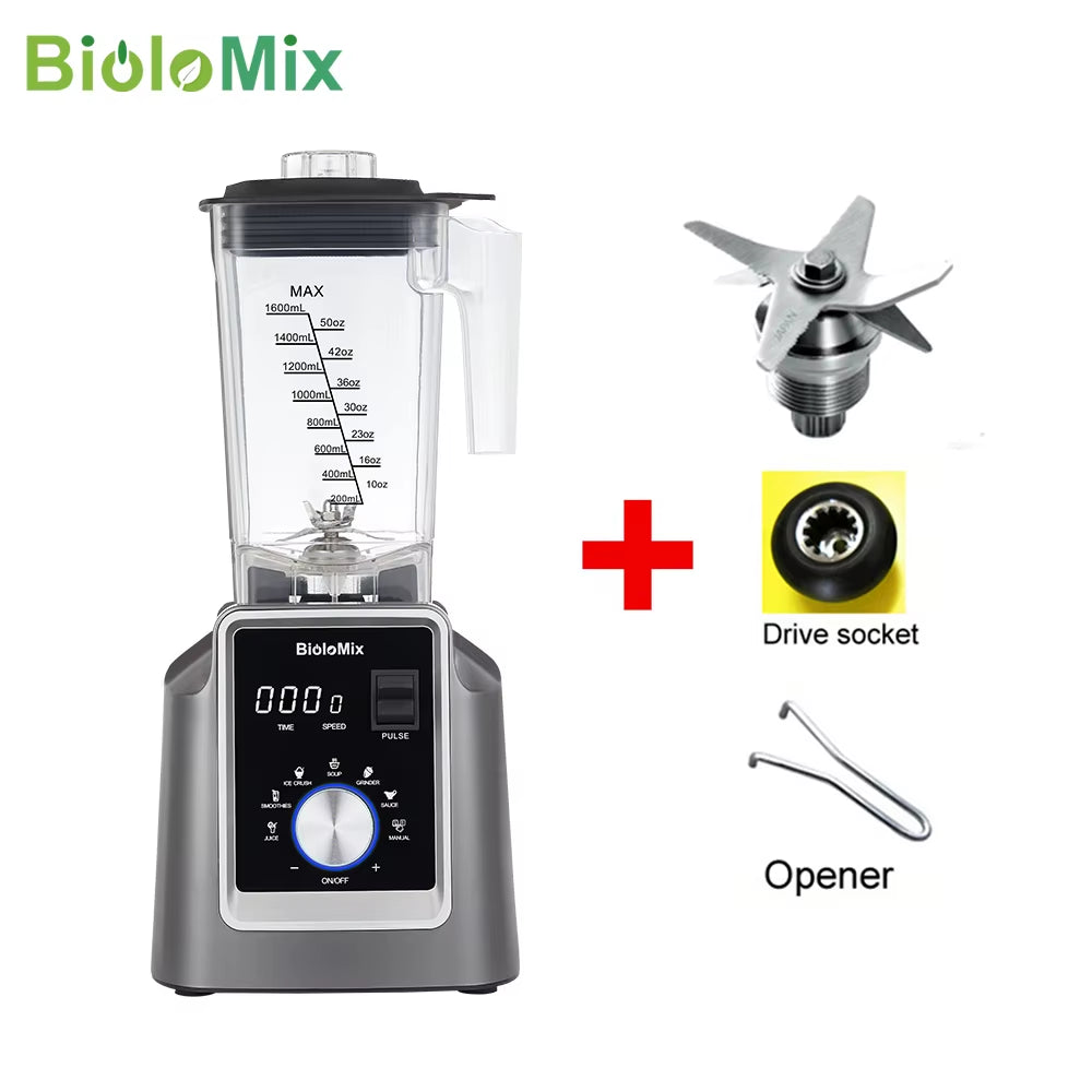 Digital BPA FREE 2L Automatic Program Professional Commercial Blender Mixer Juicer Food Processor Ice Smoothies Fruit