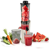 Hobsir Juicer Machines 3.1-Inch Cold Press Juicer Masticating Slow Juicer Machines for Vegetables and Fruits Easy to Clean High