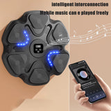 Smart Music Boxing Machine Reaction Wall Target Punch Trainer for Kids Adults Home Training with Rhythm Lights and Gloves