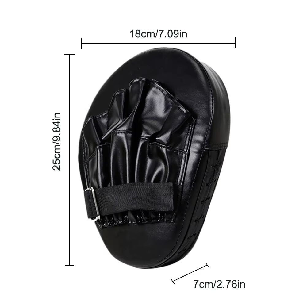 1/2Pcs Kick Boxing Gloves Pad Punch Target Bag Men PU Karate Muay Thai Free Fight Sanda Training Adults Kids Equipment Accessory