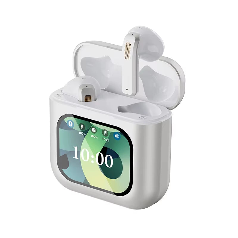 Touch Smart Wireless Bluetooth Earphones with Long Battery Life and Noise Reduction Bluetooth Sports Earphones with 8GTF Card