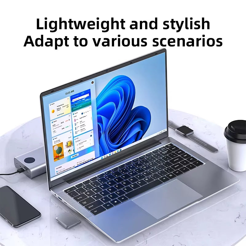 2025 Ultra Slim I7 Laptop Computer PC 14.1"  Core I7-7500U Laptops 12GB RAM 1TB 2TB SSD Portable Laptop Notebook Windows 11