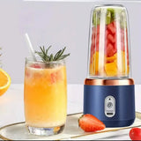 Portable Rechargeable Blender & Juicer Cup 380Ml, Personal Smoothie Maker & Ice Crusher for Juice, Travel Portable Blender