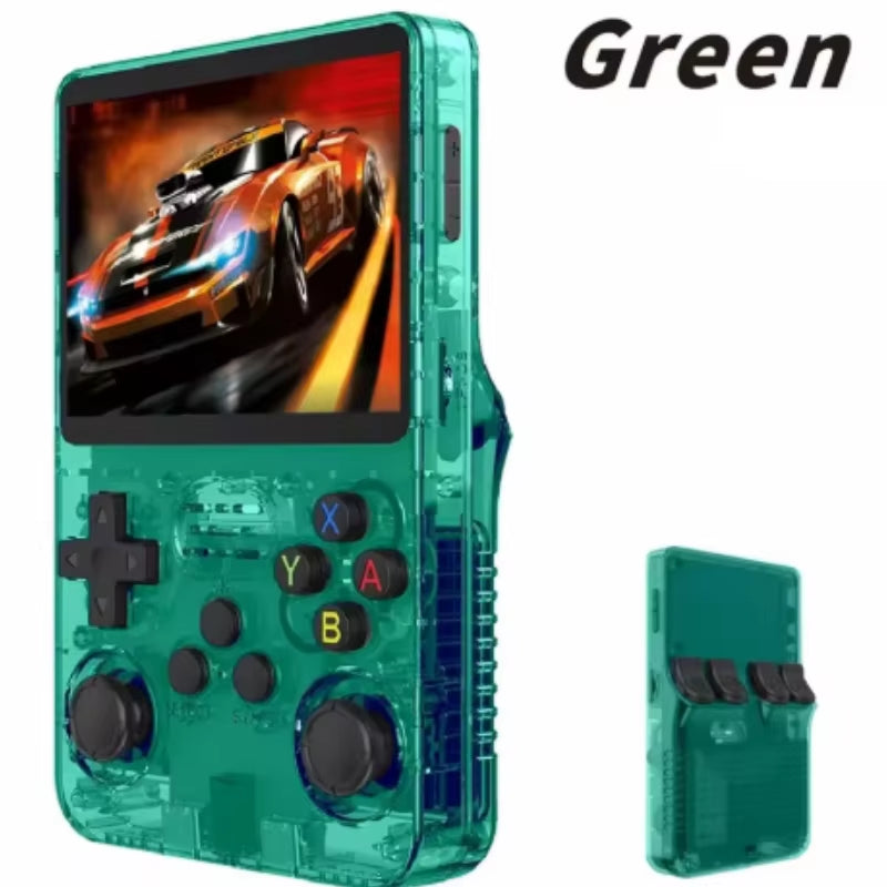 R36S Retro Handheld Video Game Console Linux System 3.5 Inch IPS Screen R35S plus Portable Pocket Video Player 64GB 128GB