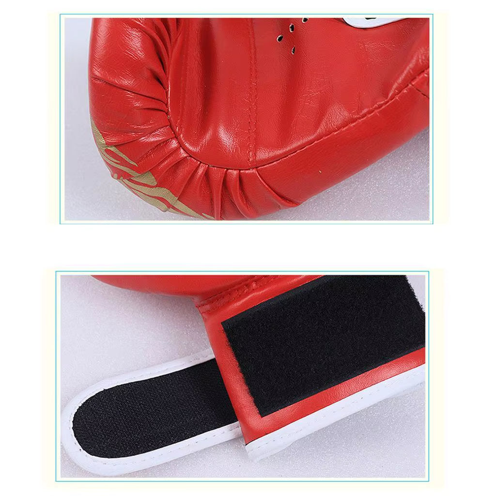Adults/Child MMA Safety Boxing Gloves Helmet Head Gear Protectors PU Leather Gloves Kids Boxing Training Kickboxing Boxer Target