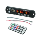 1-5PCS 5/12V MP3 Player Decoder Board USB TF FM Radio Bluetooth-Compatible 5.0 Wireless Music Player Module with Remote Control