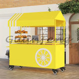 Stall Trolley Mobile Stall Snack Cart Display Stand Night Market Float Outdoor Market Stall
