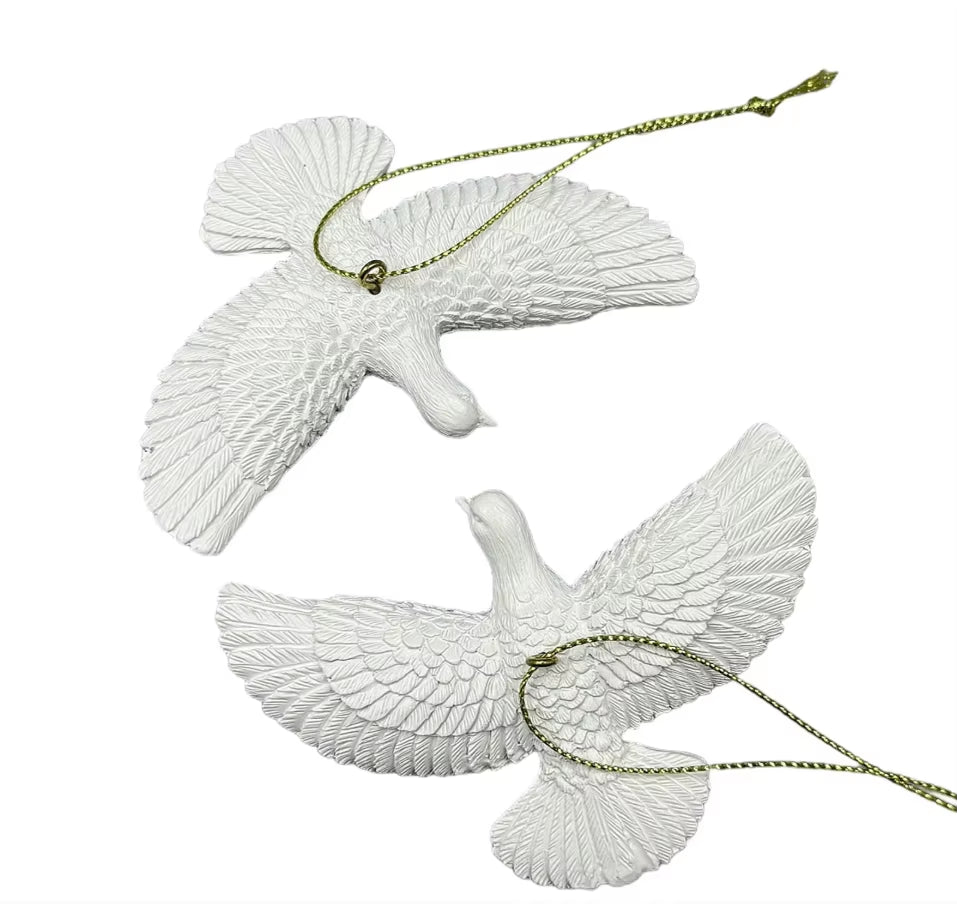 New Year Festival Ornament Doves Style Friendship Doves - Home Alone Home Ornaments- Best Gift for Someone Special