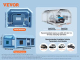Inflatable Paint Booth Inflatable Spray Booth with Powerful Blowers and Air Filter System Portable Car Paint Booth