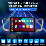 10.1" 2Din Android for Toyota RAV4 4 XA40 5 XA50 2012 - 2018 Car Radio Carplay Multimedia Video Player Navigation Stereo GPS JBL