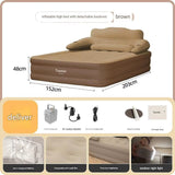 203X152X48Cm Automatic Inflatable Mattress Home Outdoor Camping Rest Sleeping Bed Portable Folding Lazy Sofa Mat Car Air Cushion