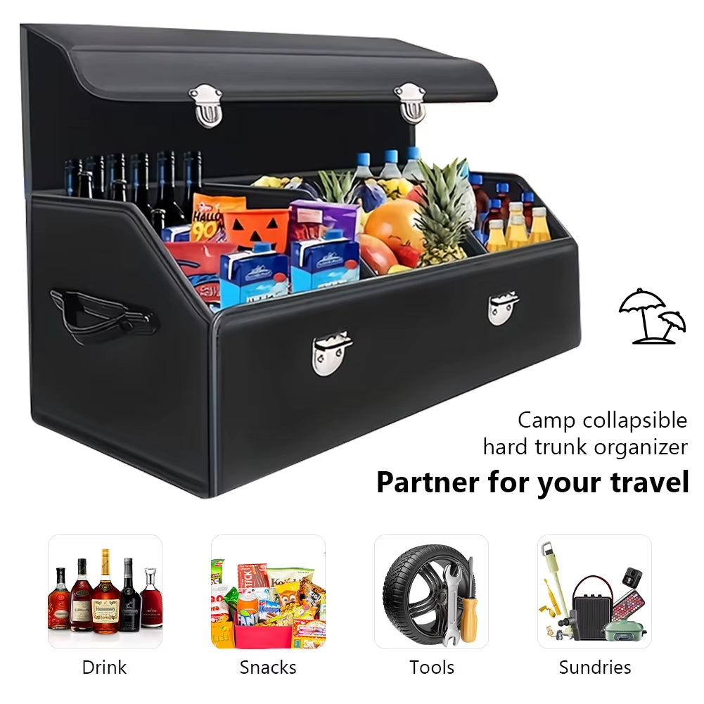 Auto Multiues Tools Storage Box Large Capacity Folding Auto Organizer Box Waterproof Car Trunk Organizer Box Car Accessories