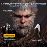 4K Projector 1080P Full HD Smart HD LED 5G Wifi Bluetooth 12000L HDMI USB Android Home Theater