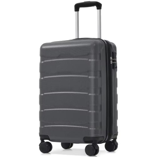 28 Inch Hardshell ABS Checked Luggage, Durable Expandable Travel Suitcase with Spinner Wheels, TSA Lock