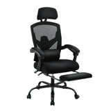 Ergonomic High-Back Mesh Rocking Gaming Chair with Lumbar Support and Swivel Function for Home Office