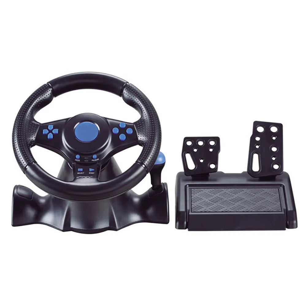 Racing Wheel & Pedals Dual Clutch Launch Control Computer USB Game Car Steering-Wheel for Switch/Xbox One/360/Ps4/Ps2/Ps3/Pc