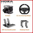 R3 Racing Wheel and Pedals for PC 3.9 Nm of Torque Continuously Output Fully Compatible with Mainstream Games