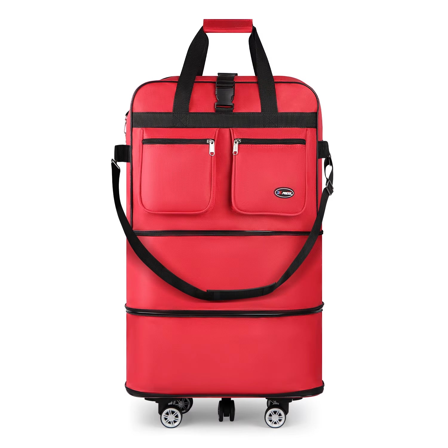 30/36/40 Inch Foldable Expandable Suitcase Bag Water-Resistant Large Capacity Rolling Travel Luggage Bag for Moving Storage