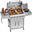 68,000 BTU 5 Burner Propane Gas Grill with Side Burner-Professional-Grade Stainless Steel Outdoor BBQ Grill-647 Sq in Cooking Sp