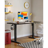Ergear Adjustable Height Electric Desk, 55" x 28" Ergonomic Sit-Stand Home Office Computer Desk with 4 Memory Presets