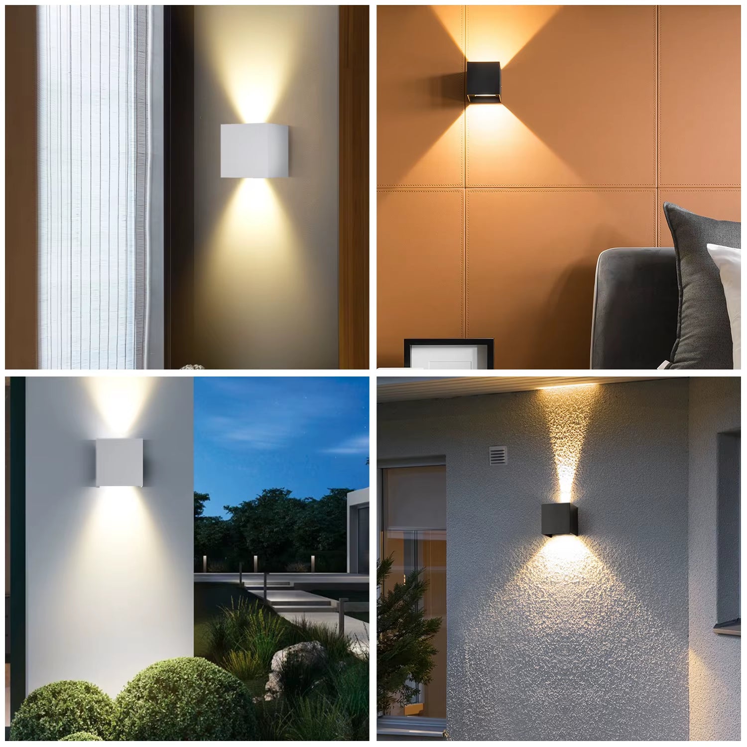 Wall Light Waterproof Exterior Aluminum Garden Street Outdoor LED Light Courtyard Lamp Lustre Porch Home Appliances Facade Lamp