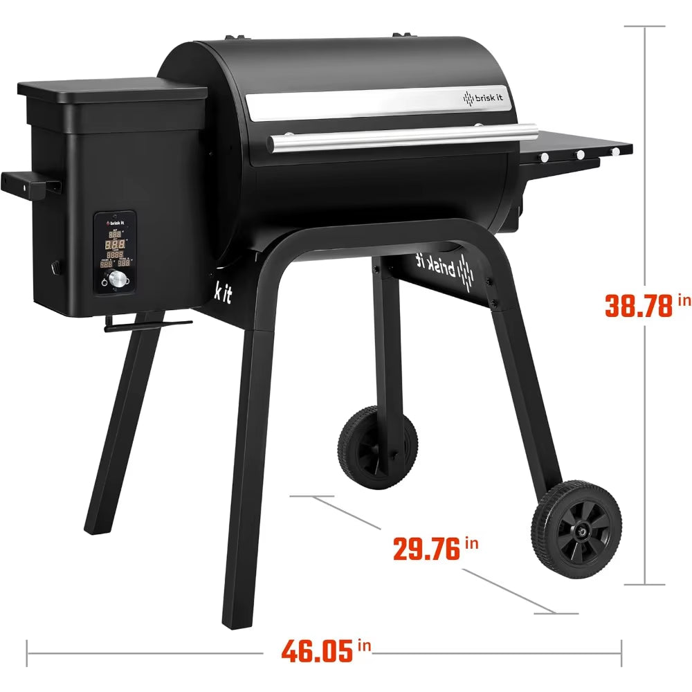 It Zelos-450 Electric Wood Pellet Smoker Grill – A.I. Smart BBQ Grill with Wifi, 7-In-1 Outdoor Grill & Smoker, PID Control