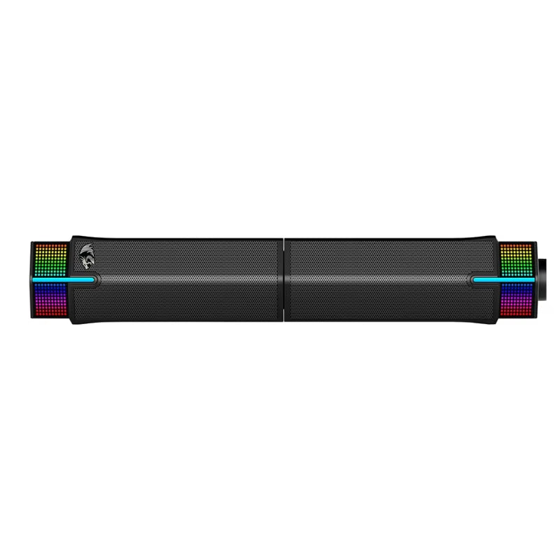 GS511 Wireless RGB Desktop Speakers, 2.0 PC Gaming Soundbar, RGB Backlight & All-In-One Control, USB Powered