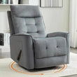 Swivel Rocker Recliner Chair for Adults Glider Rocking Chair for Nursery Small Space Friendly RV Living Room Essentia，Customized