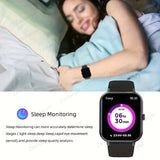 Fitness Tracking, Sleep Monitoring Time Smart Watch, with Wireless Call Function, Compatible with Android and Iphone,